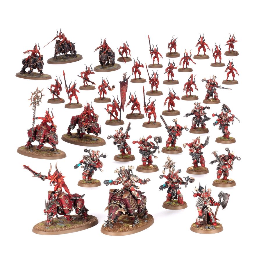 [ GW67-07 ] WORLD EATERS BATTLEFORCE: KHORNE DAEMONKIN (Leverbaar vanaf 14/2)