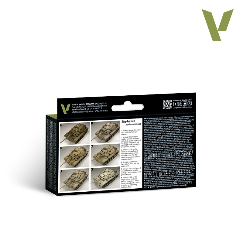 [ VAL71209 ] Vallejo US Modern Desert Colors (6)