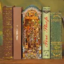 [ TONETQ136 ] Tonecheer 3D Puzzle Book Nook Kit Clock Tower