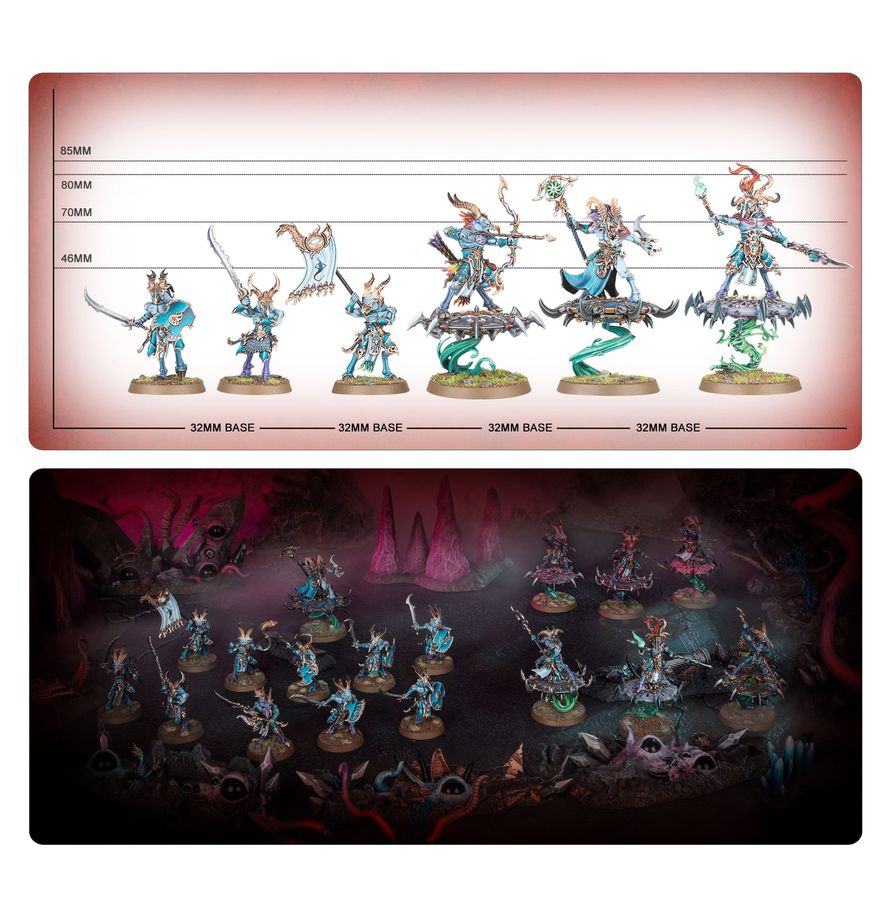 [ GW70-839 ] DISCIPLES OF TZEENTCH: TZAANGOR WARFLOCK (Leverbaar vanaf 21/2)