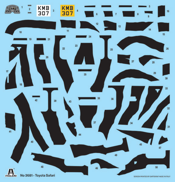 [ ITA-3681 ] Italeri Toyota Landcruiser Safari 1/24