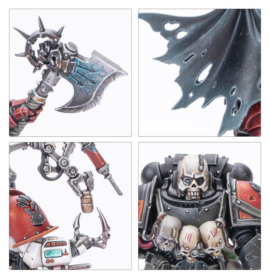 [ GW43-110 ] CHAOS SPACE MARINES: HURON BLACKHEART