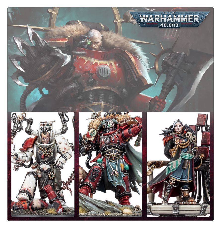 [ GW43-110 ] CHAOS SPACE MARINES: HURON BLACKHEART