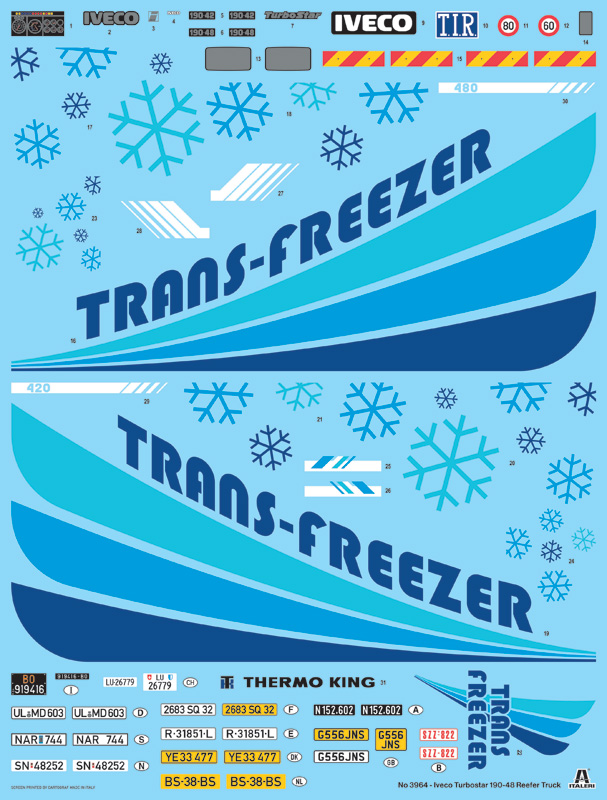 [ ITA-3964 ] Italeri Iveco Turbostar 198.48 1/24