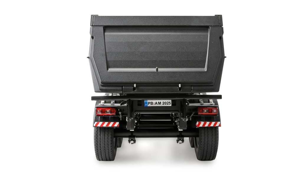 [ AMEWI22736 ] Amewi Three-Axle Semi-Trailer with Metal Dump Body 1:14 black