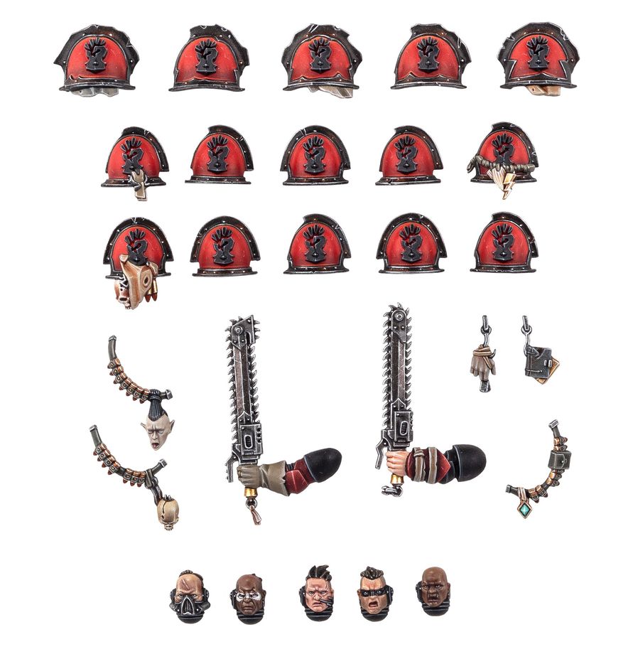 [ GW43-112 ] CHAOS SPACE MARINES: RED CORSAIRS UPGRADES AND TRANSFERS