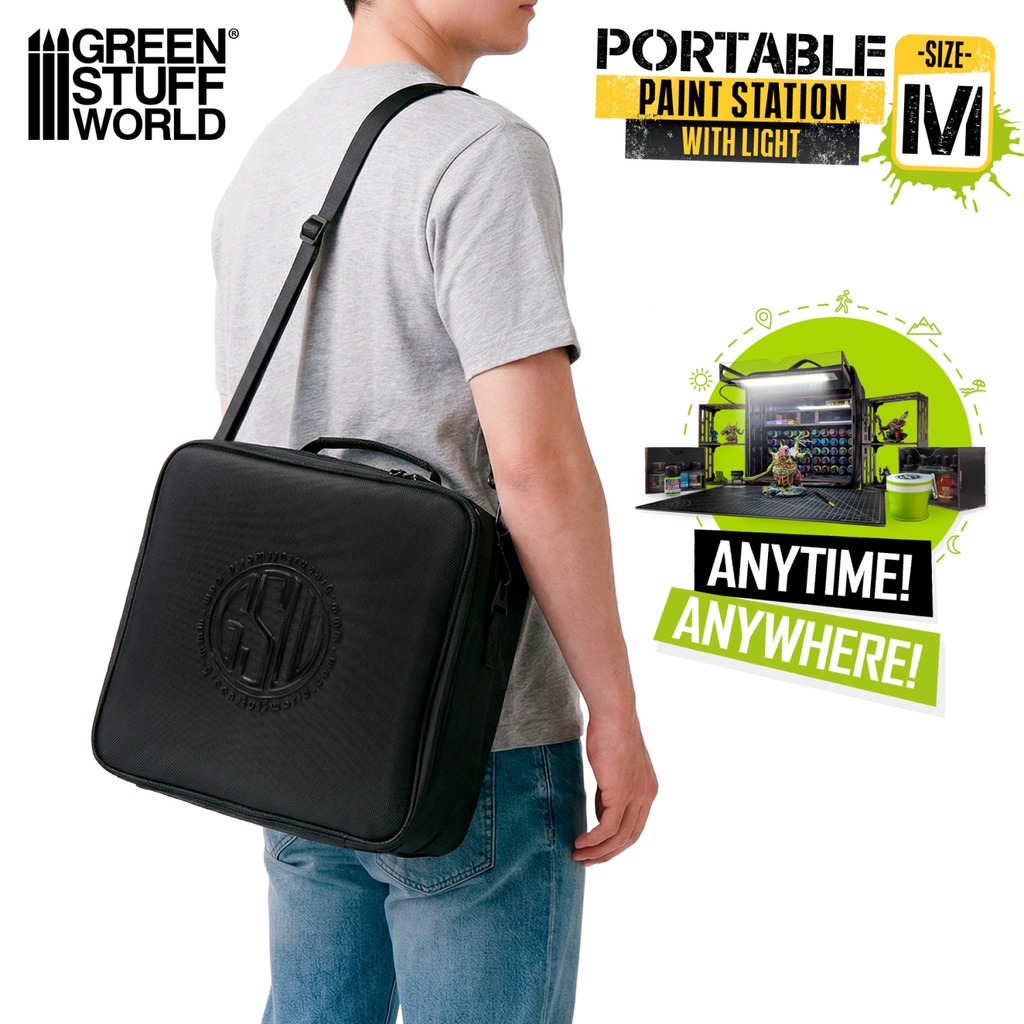 [ GSW14408 ] Green Stuff World Miniature Portable Paint Station