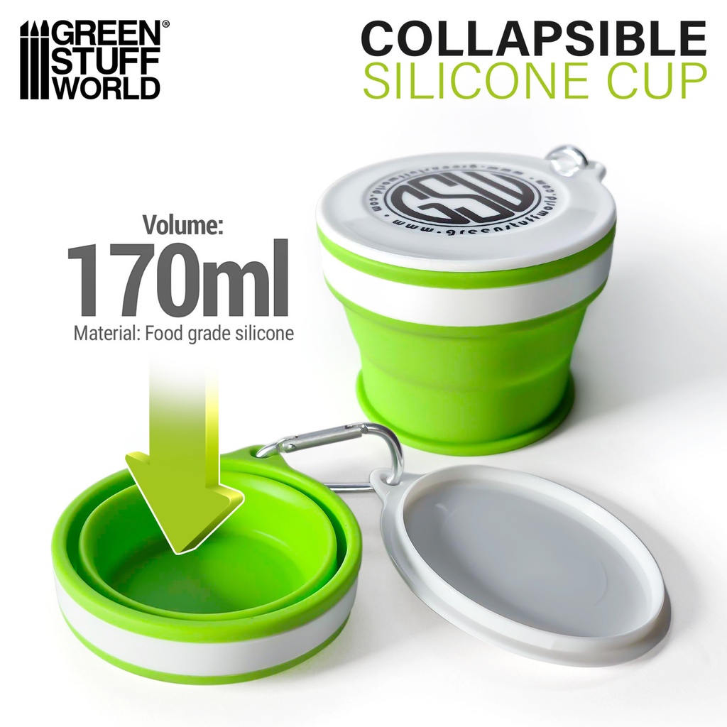 [ GSW6520 ] Green stuff world Silicone collapsible cup 170ml