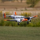 [ EFL-3726 ] Beechcraft D18/RC-45J  1.5m BNF Basic with AS3X+ and SAFE Select