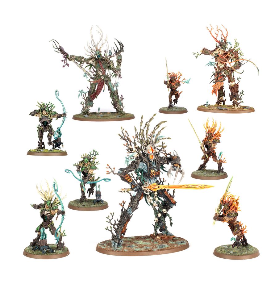 [ GW92-32 ] BATTLEFORCE: SYLVANETH: STRONGROOT GROVE (Leverbaar vanaf 11/4)