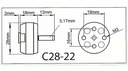 [ MPX314950 ] Multiplex ROXXY BL Outrunner 28-22-25 1380kv 7-15v  8,5-13A