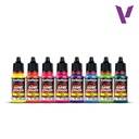 [ VAL72214 ] Vallejo Fluorescent Color Set 8x18ml