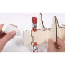 [ OCCRE19118 ] metalen lijmklemmen   6 pcs