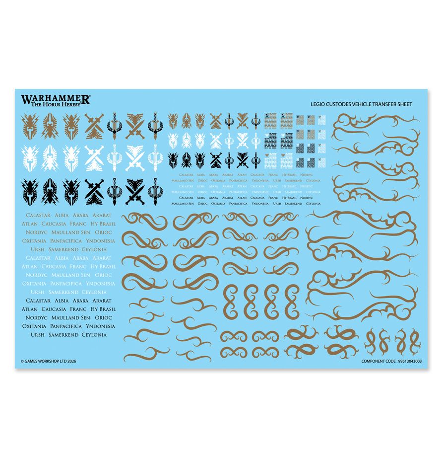 [ GW31-138 ] LEGIO CUSTODES: CALADIUS GRAV-TANK