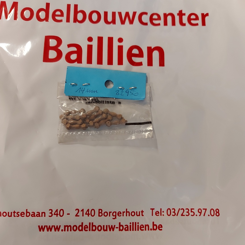 [ M32950 ] Mantua kolon hout 2,5x2,5x14