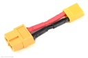 [ GF-1301-129 ] Power adapterkabel - XT-30 connector man. - XT-60 connector vrouw. - 14AWG Siliconen-kabel - 1 st 