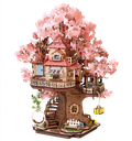 [ ROLIFETGS04 ] Rolife 3D Puzzle Creation Set Sakura Tree House