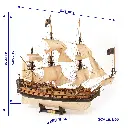 [ OCCRE12015 ] Occre Royal Fortune Pirate Ship 1/65