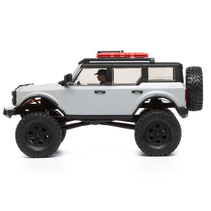 [ AXI00006T2 ] 1/24 SCX24 2021 Ford Bronco 4WD Truck RTR Grey