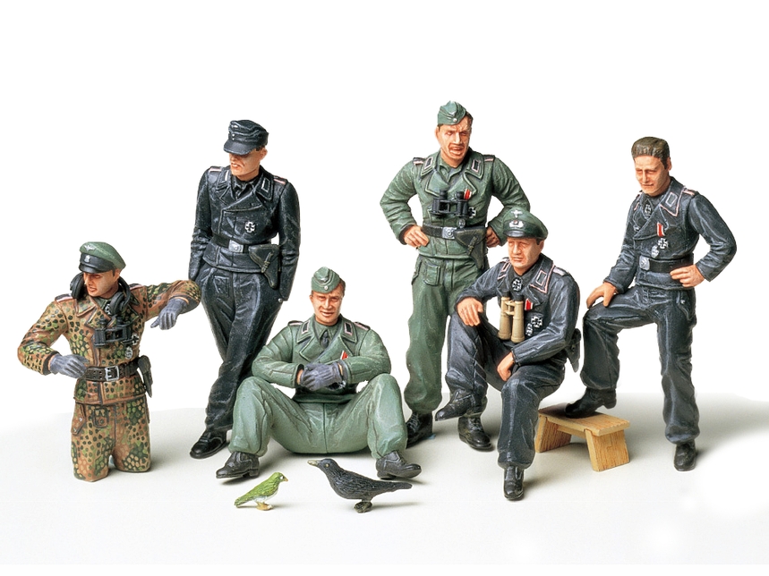 [ T35201 ] Tamiya German Tank Crew at Rest  1/35