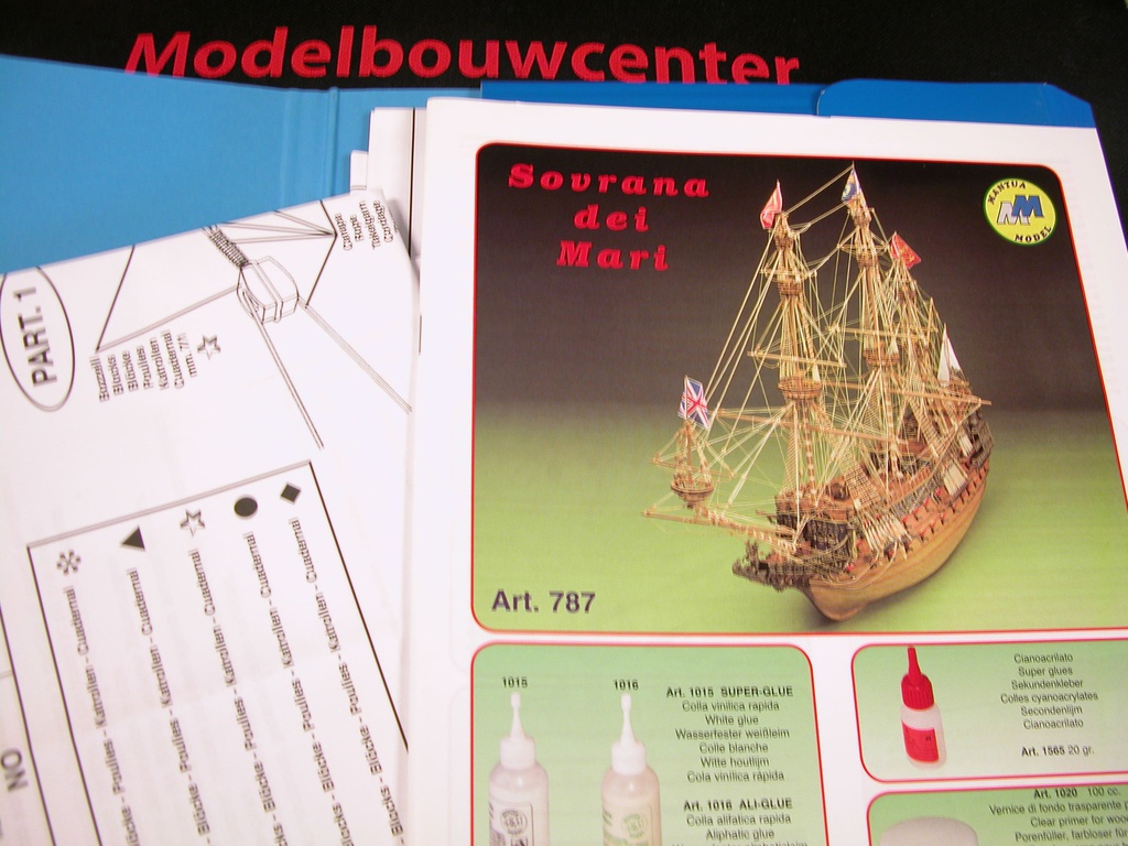 [ M956 ] Mantua bouwplan Souvereign of the Seas