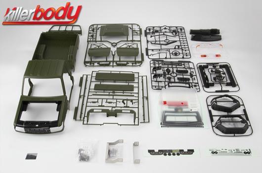 [ KBD48733 ] Killerbody Toyota Land Cruiser 70 1/10 Hard body kit military green (fits TRX-4 chassis)