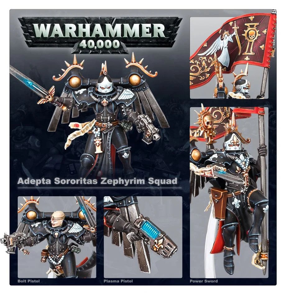 [ GW52-27 ] ADEPTA SORORITAS SERAPHIM SQUAD