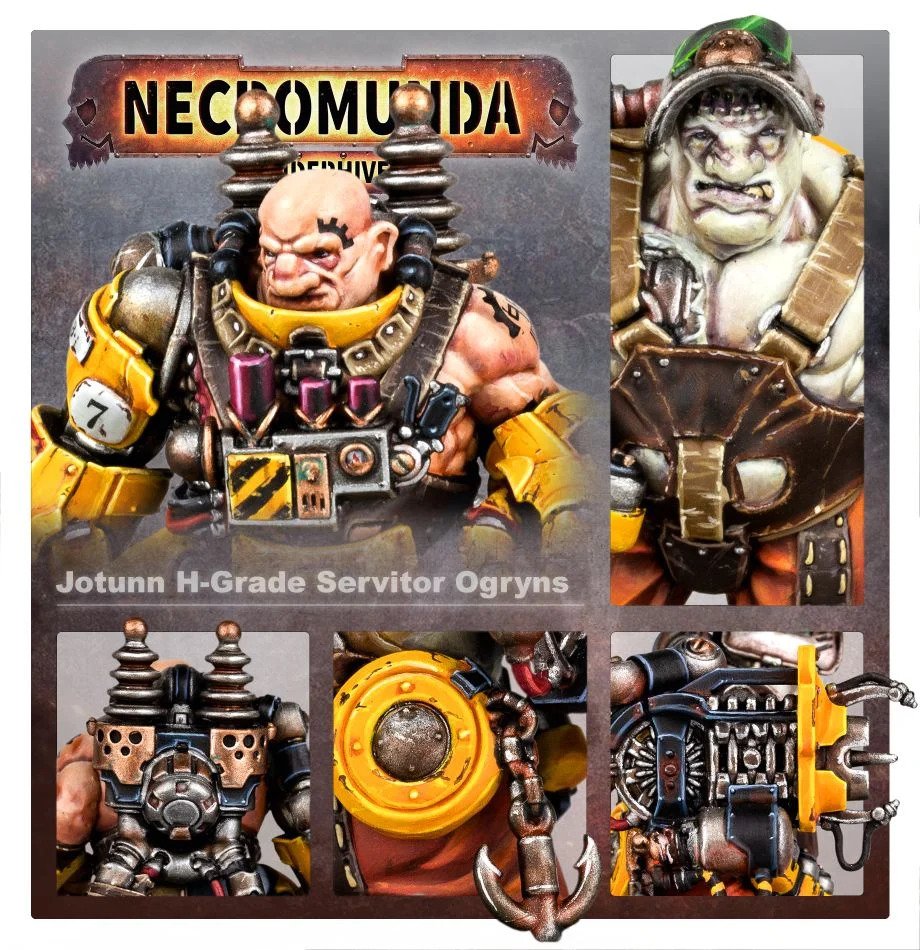 [ GW300-64 ] NECROMUNDA: JOTUNN H-GRADE SERVITOR OGRYNS