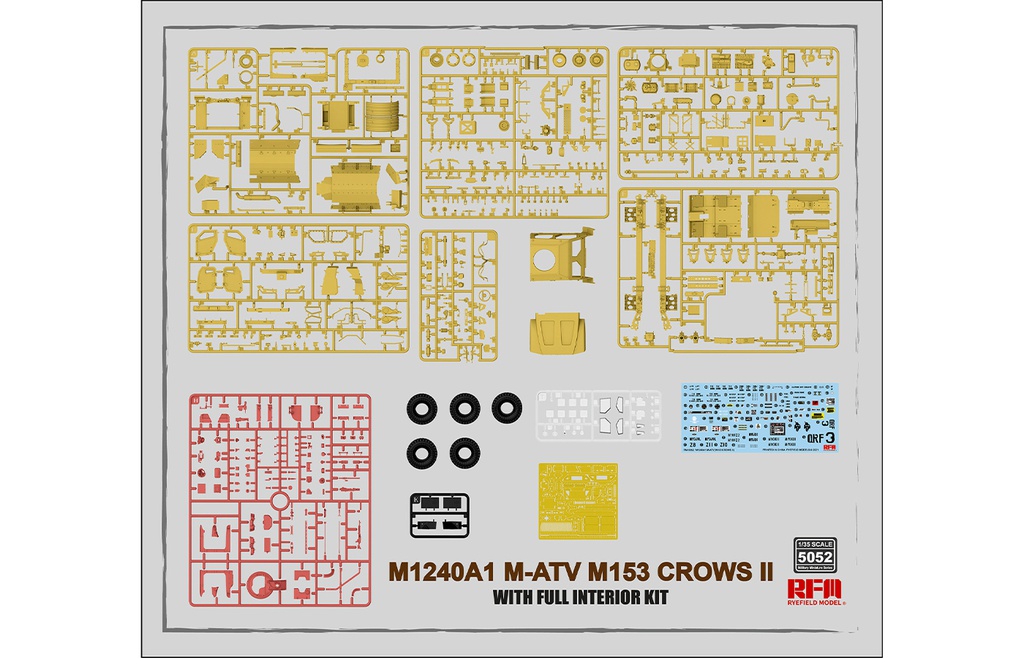 [ RFM5052 ] Ryefield Model M1240A1 M-ATV M153 Crows II 1/35