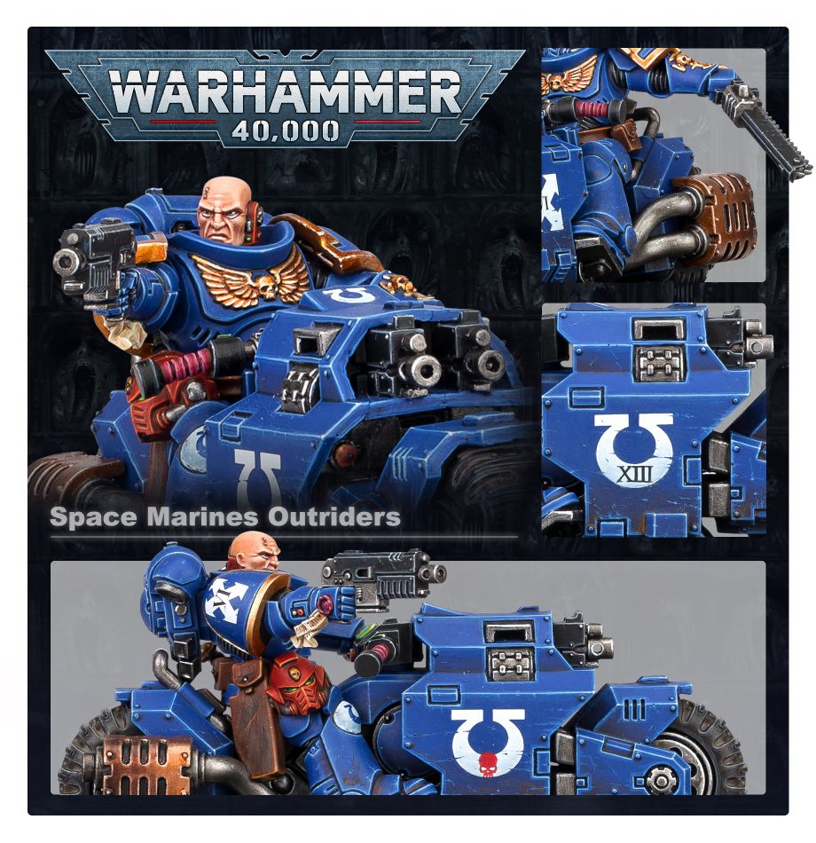 [ GW48-41 ] SPACE MARINES OUTRIDERS