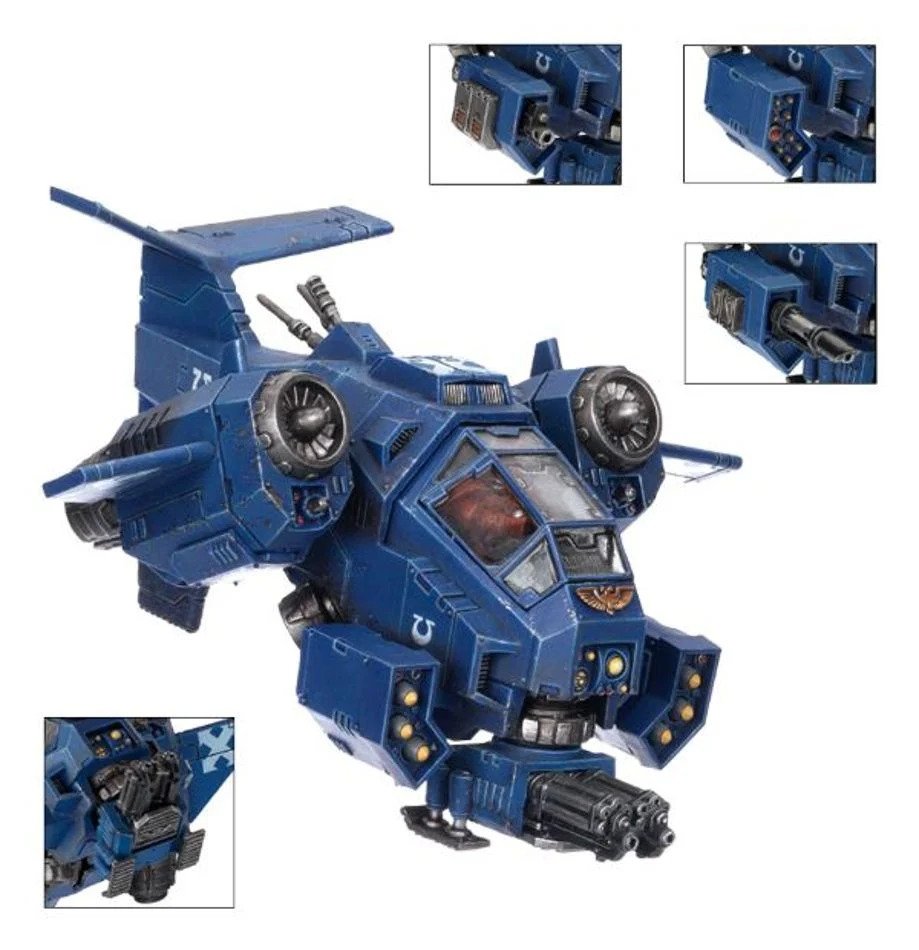 [ GW48-42 ] SPACE MARINE STORMHAWK INTERCEPTOR 