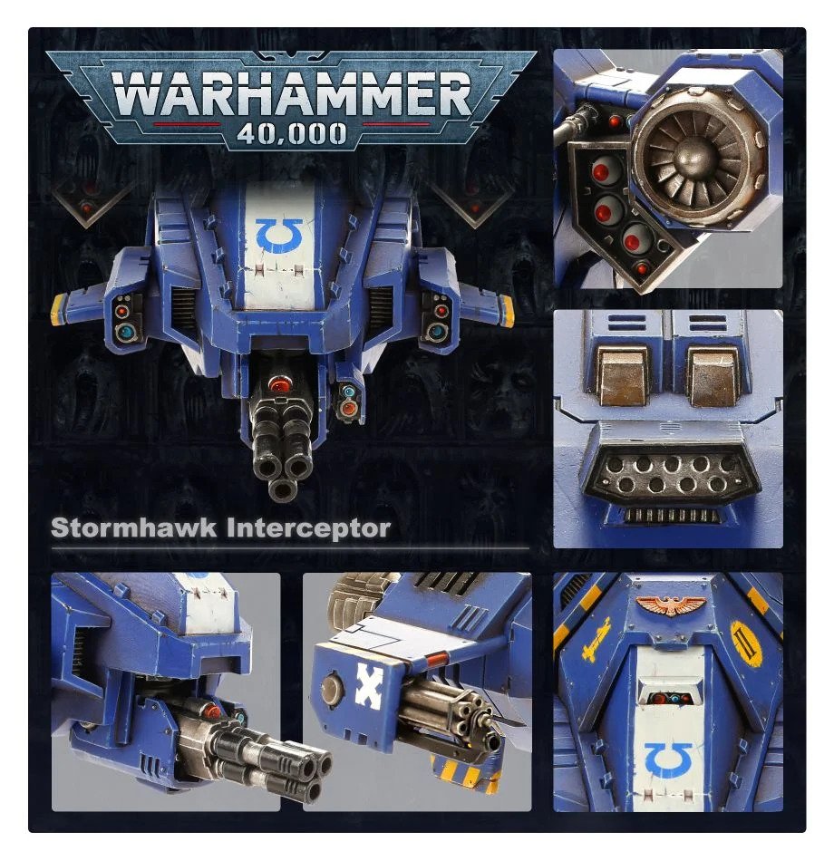 [ GW48-42 ] SPACE MARINE STORMHAWK INTERCEPTOR 