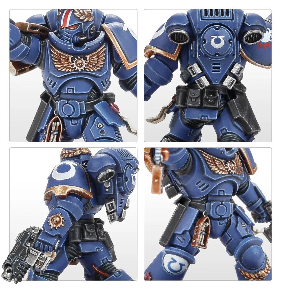 [ GW48-84 ] Space Marines PRIMARIS LIEUTENANT With POWER SWORD