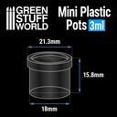 [ GSW10323 ] Green stuff world Mini Plastic Pots 3ml x 24 stuks