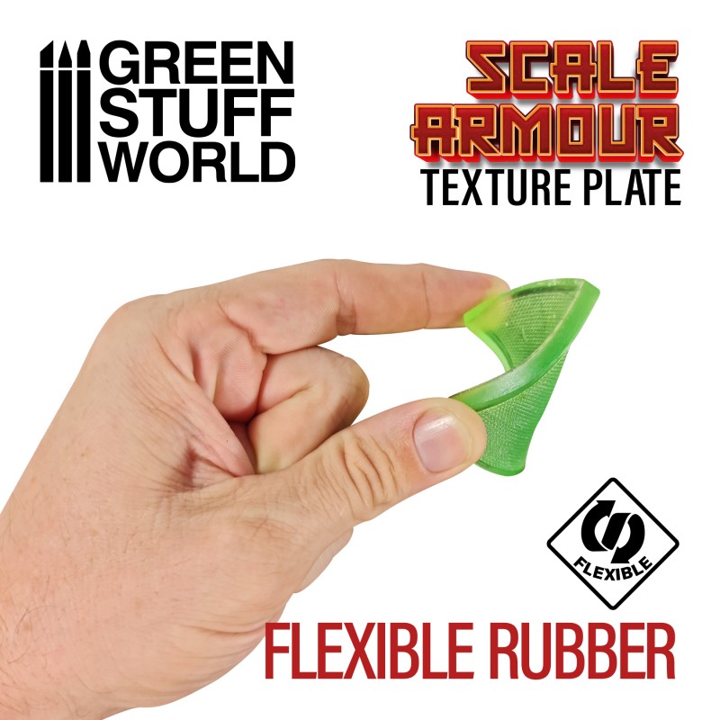 [ GSW1616 ] Green stuff world samurai chainmail texture plate