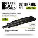 [ GSW3331 ] Green stuff world Black Hobby Knife + 10x Black spare blades