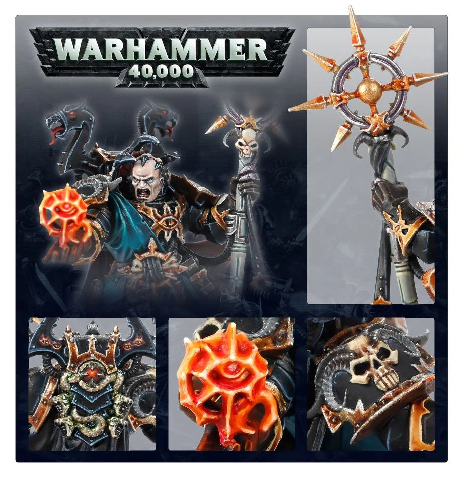 [ GW43-69 ] Chaos Space Marines Sorcerer