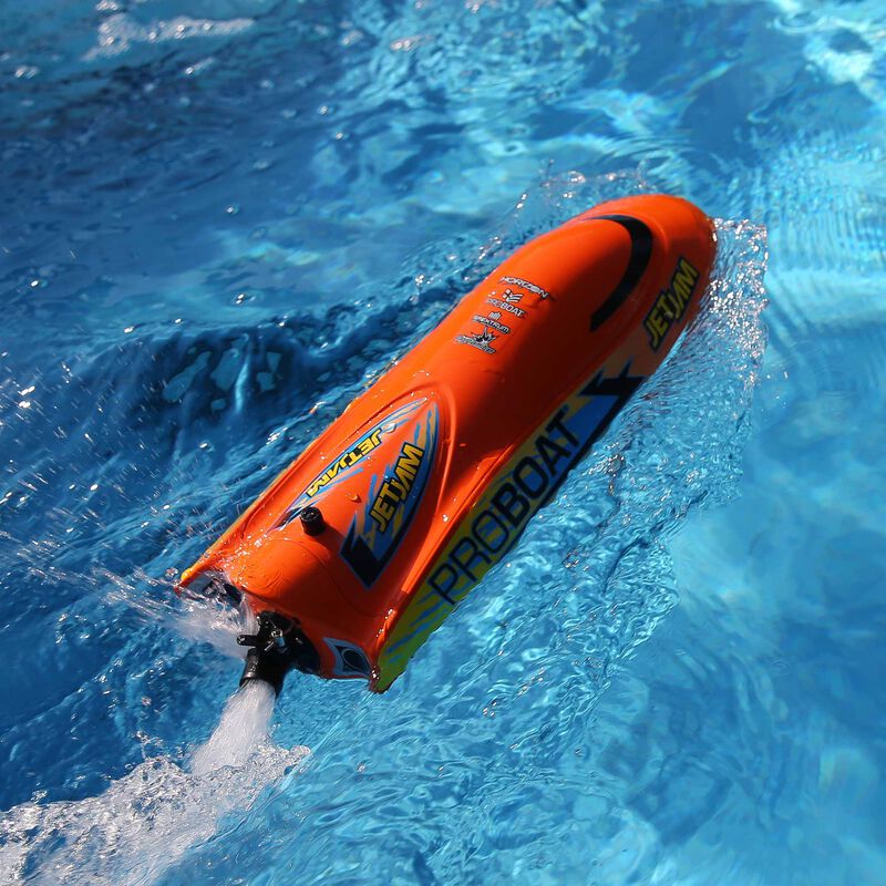 [ PRB08031V2T1 ] Jet Jam 12" Pool Racer, Brushed, Orange, RTR