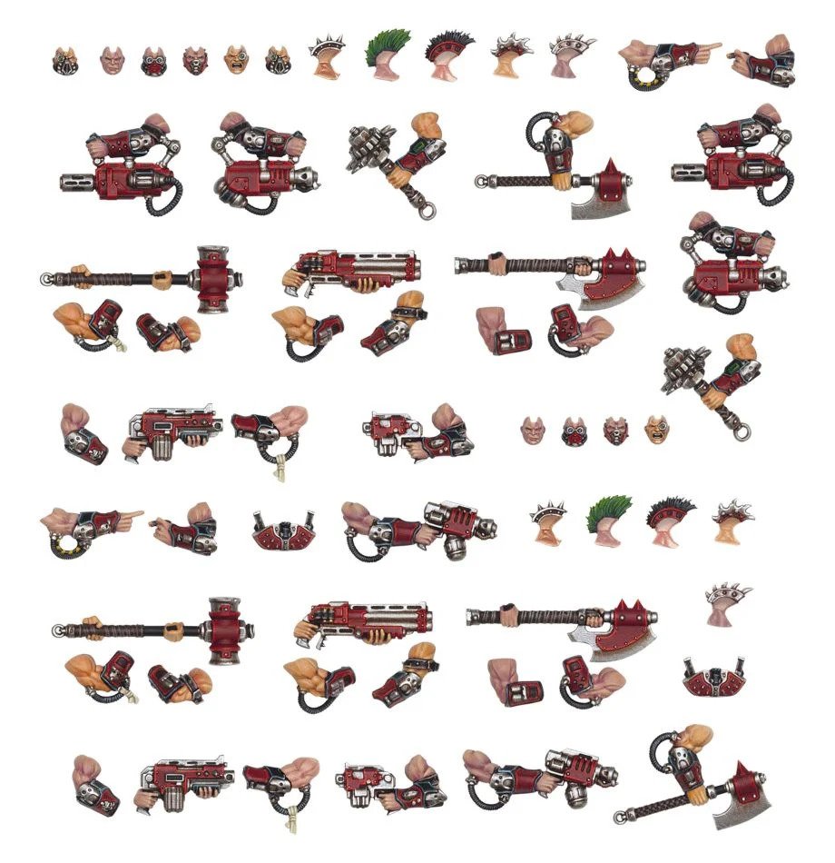 [ GW300-75 ] Necromunda: GOLIATH WEAPONS & UPGRADES