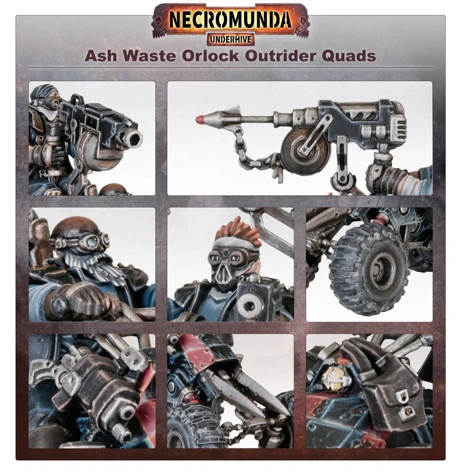 [ GW300-98 ] NECROMUNDA: ORLOCK OUTRIDER QUADS