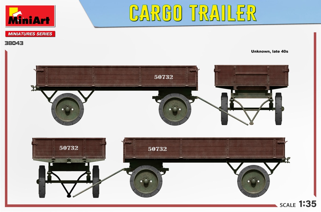 [ MINIART38043 ] Miniart Cargo Trailer 1/35