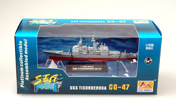 [ TRU37401 ] Easy model USS CG-47 Ticonderoga    1/700