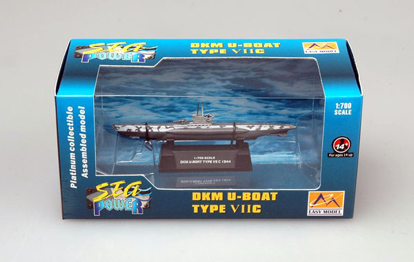 [ TRU37316 ] Easy Model DKM U-Boat Type VIIC  1/700