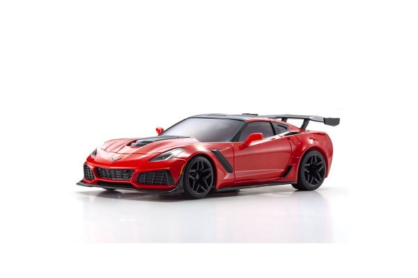 [ K32334R ] Kyosho mini-z chevrolet corvette ZR-1 torch red (W-mm/KT531) with leds