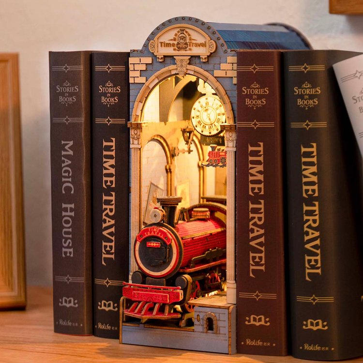 [ ROLIFETGB04 ] Rolife 3D creative bookends: Time travel