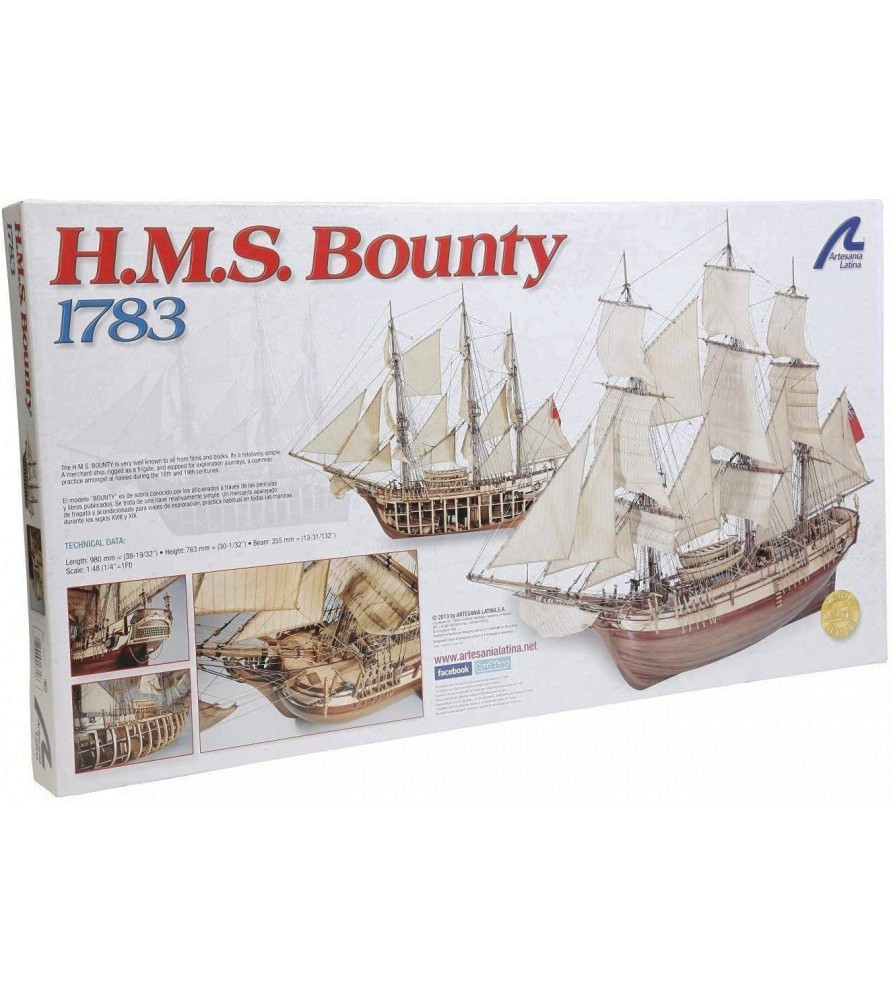 [ AL22810 ] Artesania Latina H.M.S.Bounty 1783   1/48