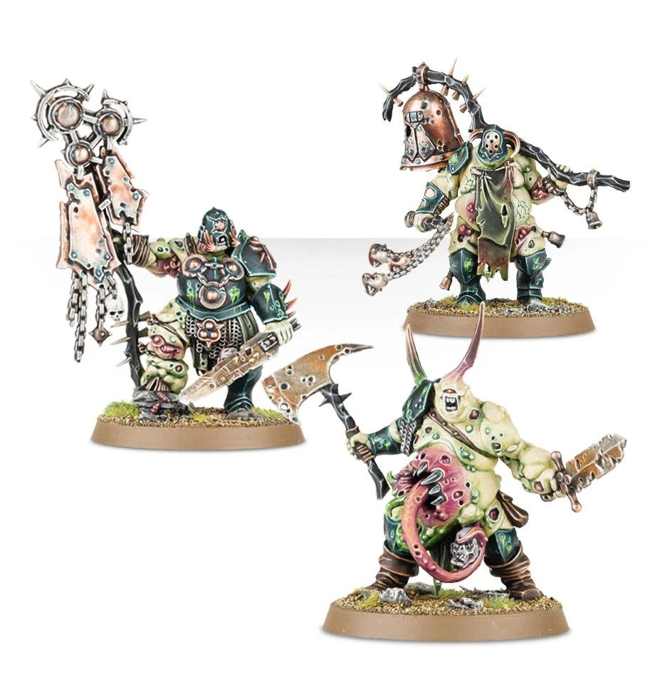 [ GW83-28 ] MAGGOTKIN OF NURGLE: PUTRID BLIGHTKINGS