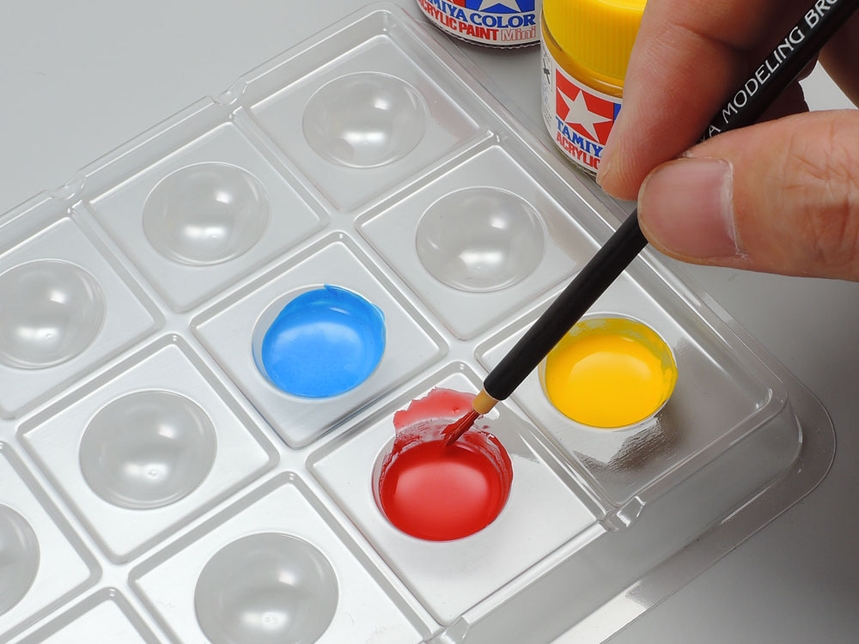 [ T87195 ] Tamiya 18 well palette for brush painting  5st