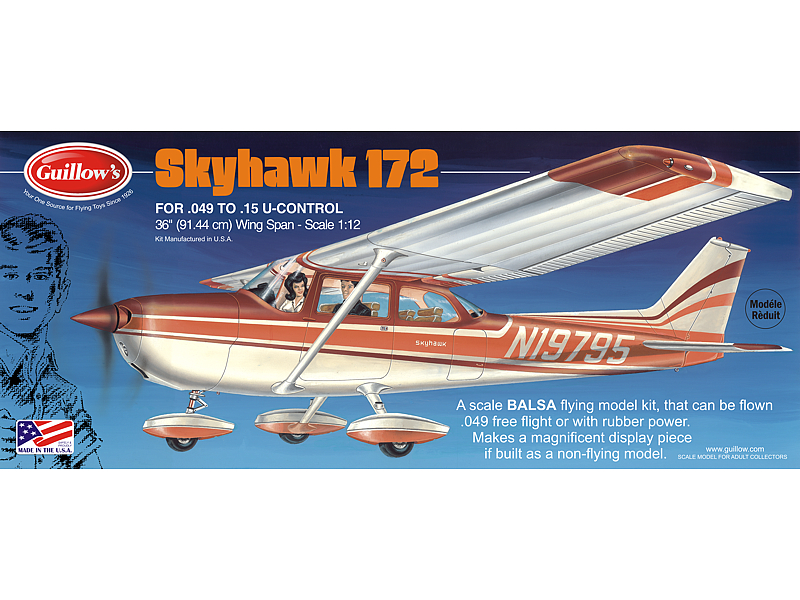 [ GUI802 ] Guillows cessna skyhawk  1/12