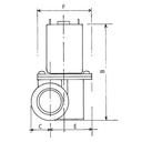 [ RA108-02 ] Raboesch boegschroef 19x16 mm lengte 154mm